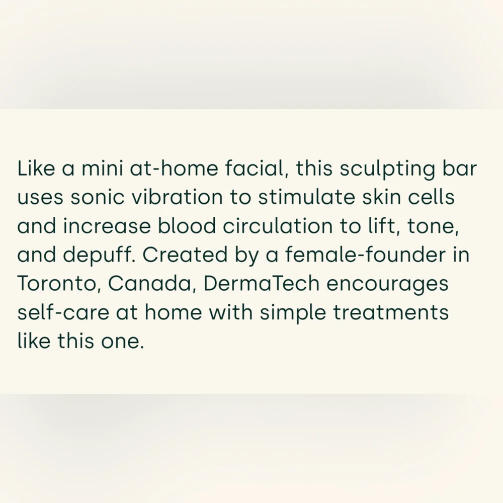 Dermatech Gold Sculpting Beauty Bar